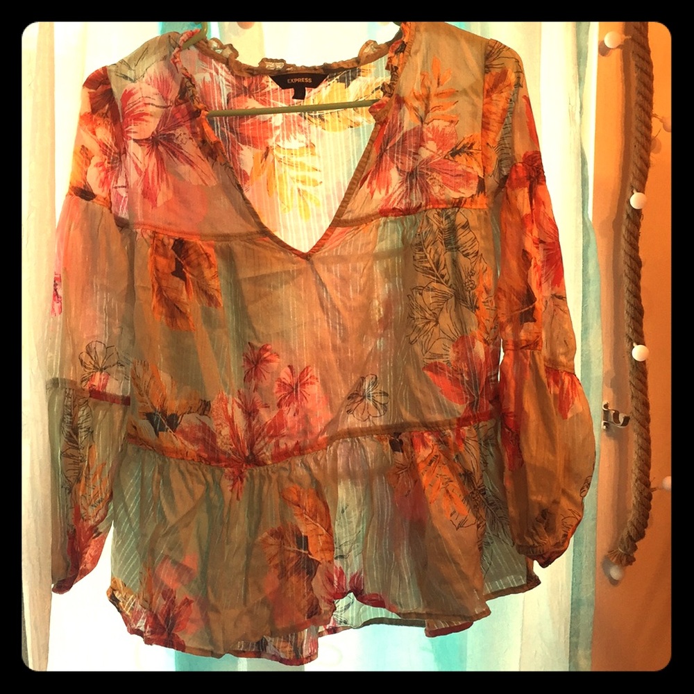 Express floral top